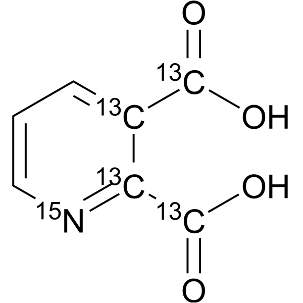 Quinolinic acid-13C4,15N (quinolinic acid-13C4,15N)